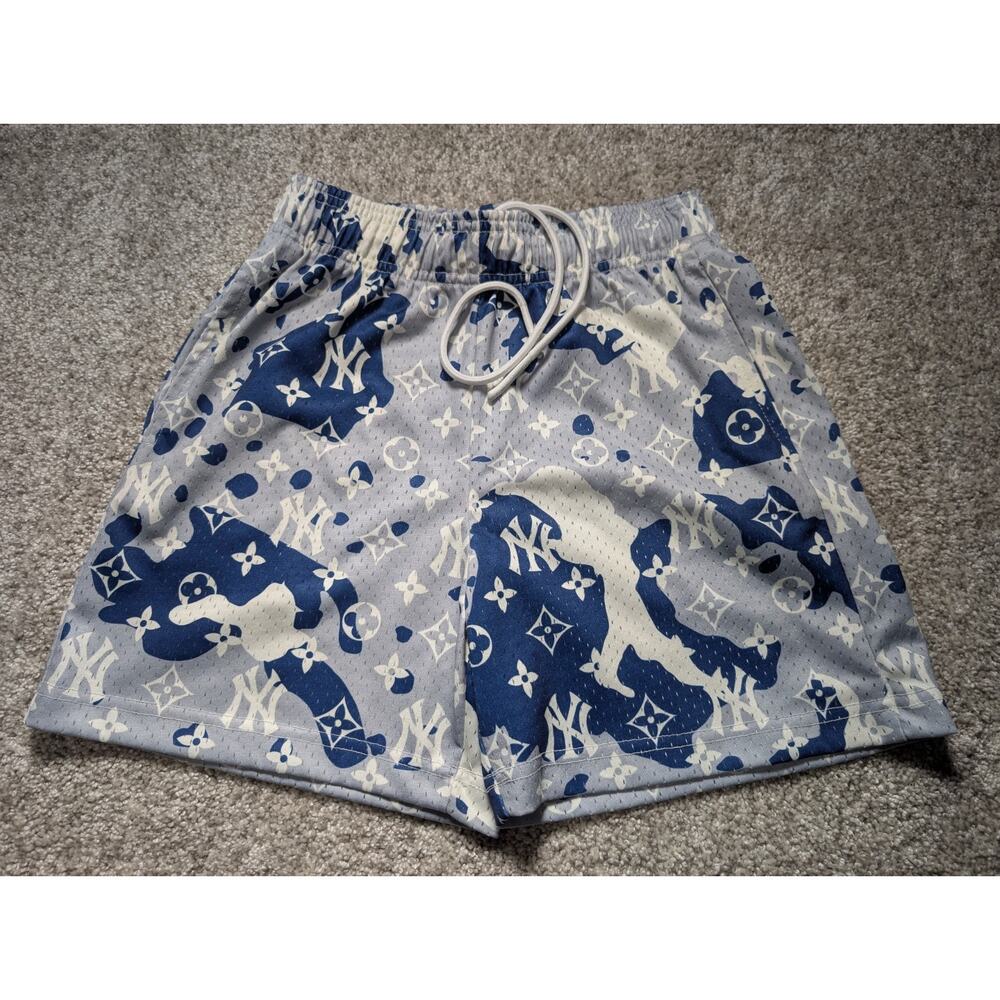 Bravest Studios‎ New York Yankees Snow Camo Shorts Size XS NWOT Drawstrings